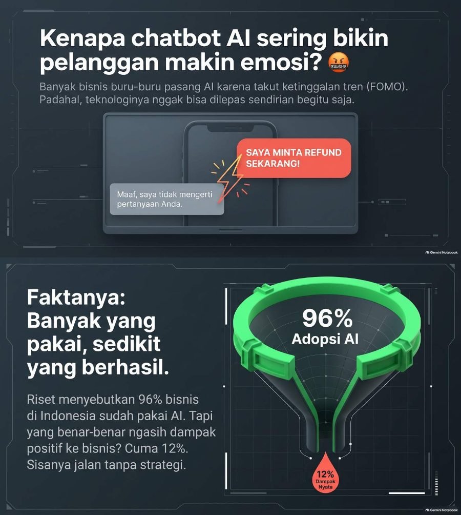 Cover Kenapa chatbot Al sering bikin pelanggan makin emosi?