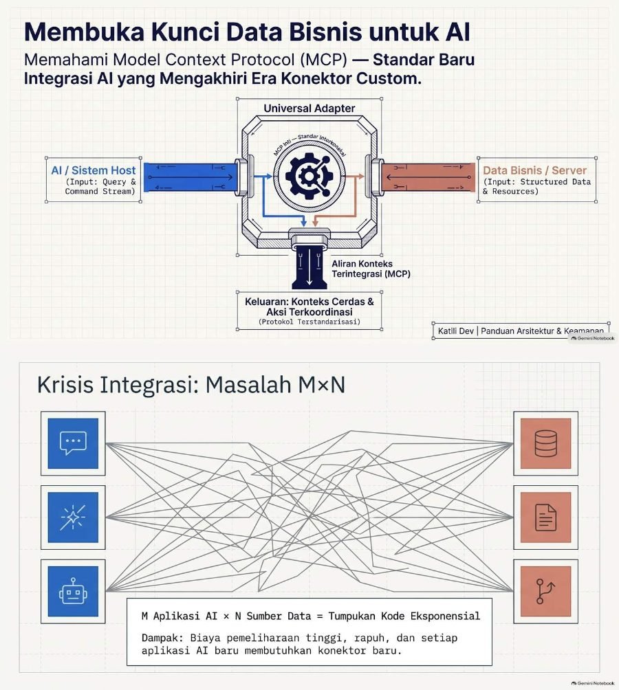 Cover Model Context Protocol Panduan Arsitektur dan Keamanan AI