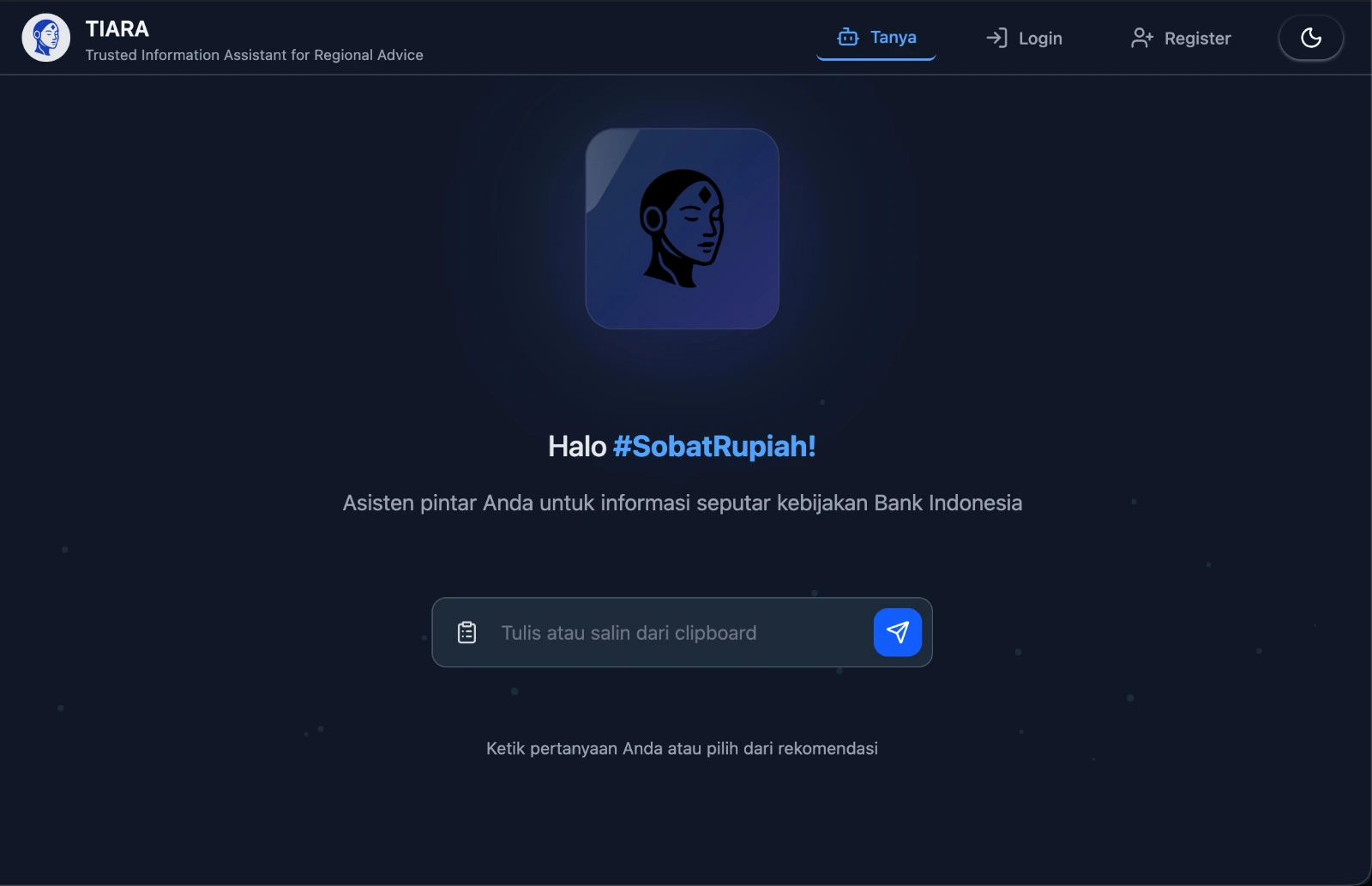 TIARA — Bank Indonesia AI Policy Chatbot